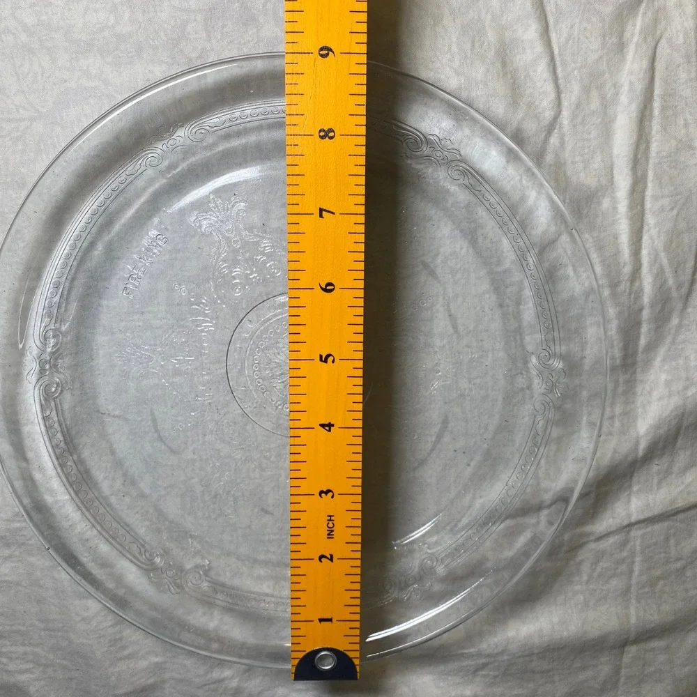 Vintage Fire-King Clear Glass 9